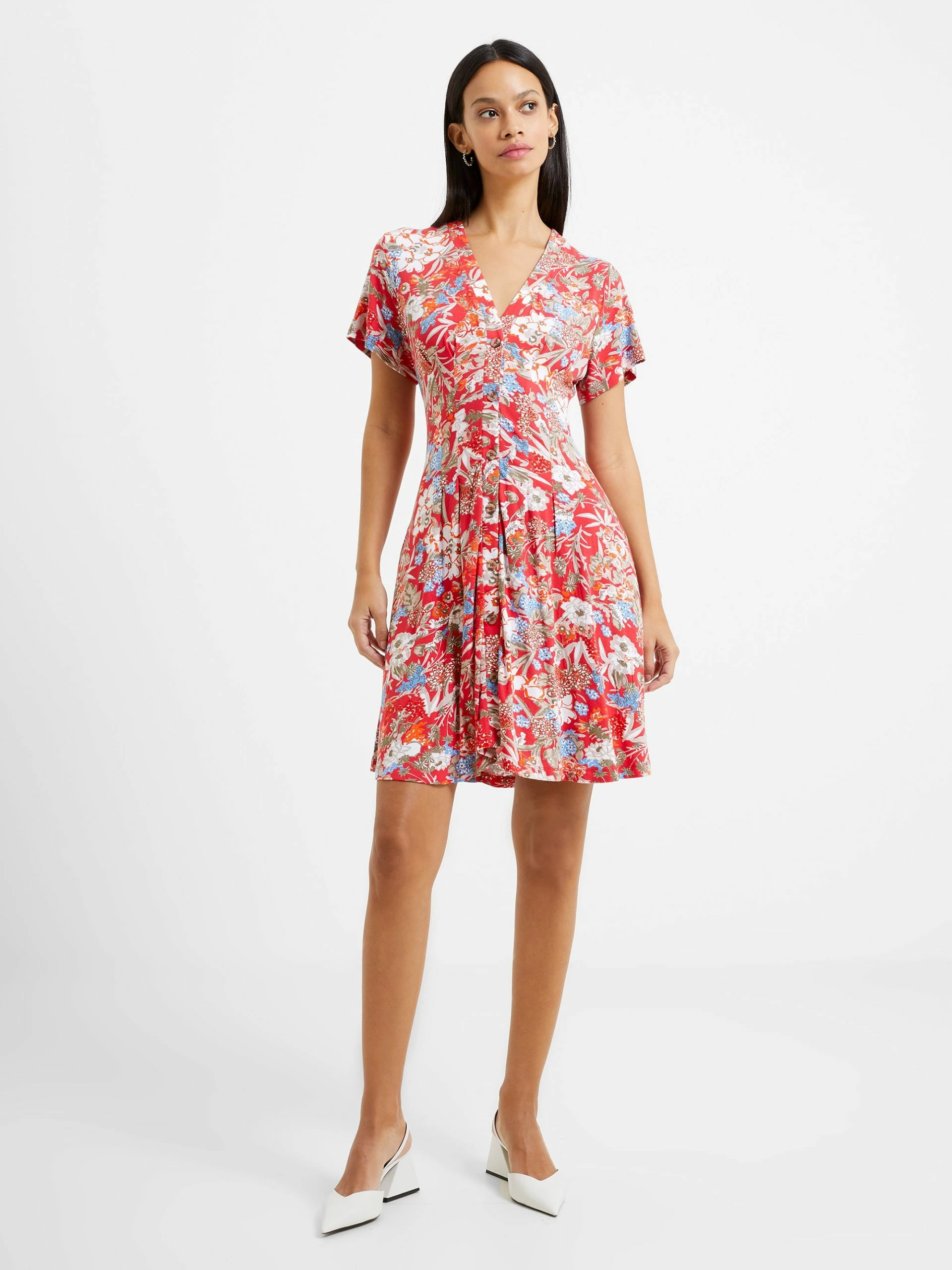 French Connection Button Down Flippy Dress 4 French Connection Button Down Flippy Dress - Image 2