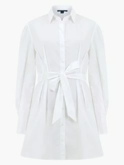 French Connection Rhodes Long Sleeve Shirt Dress -French Connection Shop 71UXC11copy
