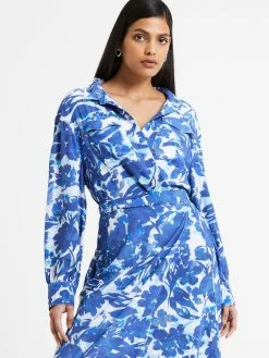 French Connection Bailee Eco Delphine Midi Dress 14 French Connection Bailee Eco Delphine Midi Dress -French Connection Shop 71VAM40 1177copy