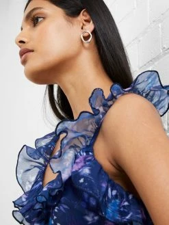 French Connection Aden Bai Sheen Frill Cami Mini Dress 10 French Connection Aden Bai Sheen Frill Cami Mini Dress -French Connection Shop 71VAN42 2611copy2