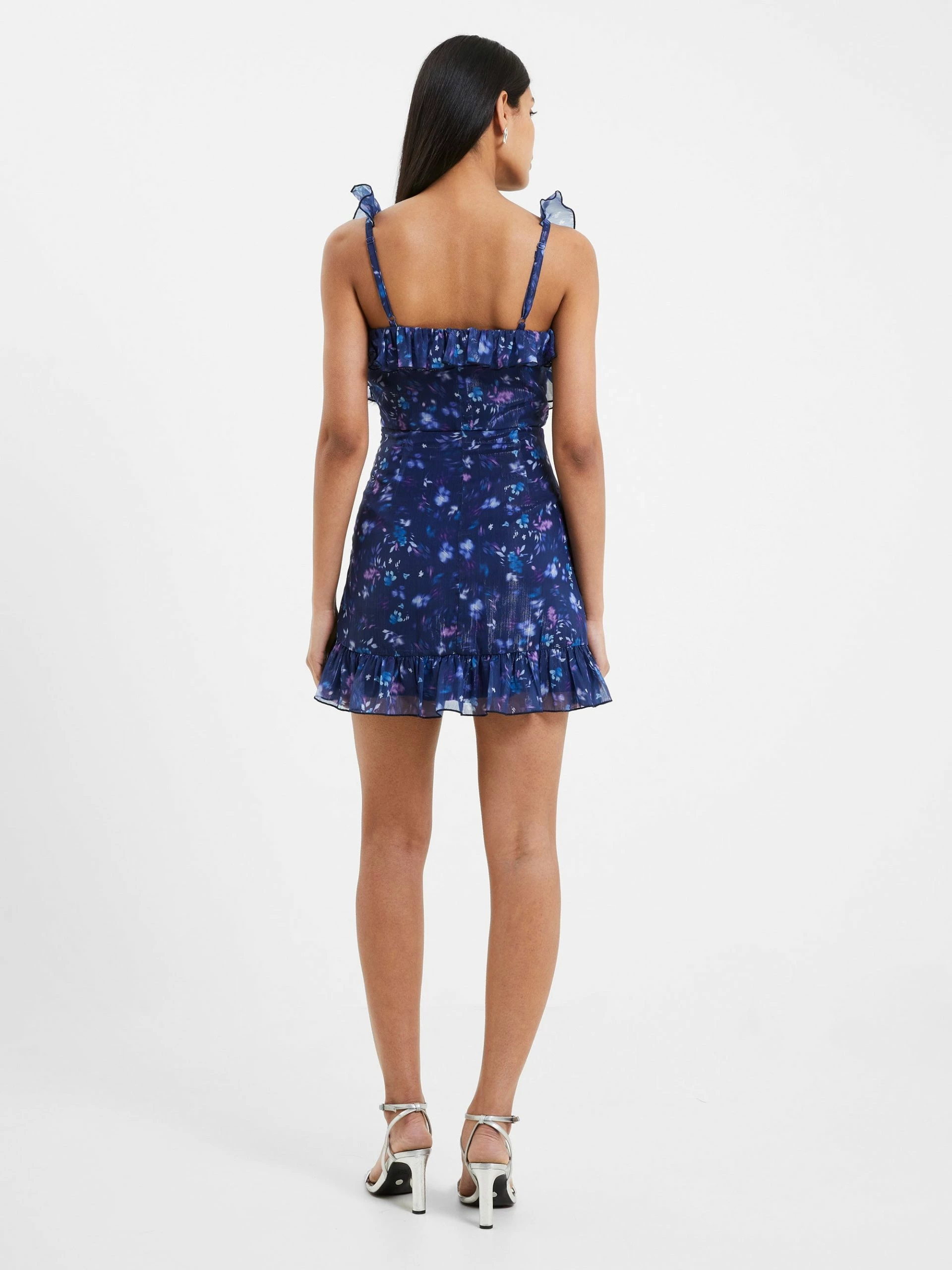 French Connection Aden Bai Sheen Frill Cami Mini Dress 7 French Connection Aden Bai Sheen Frill Cami Mini Dress - Image 5