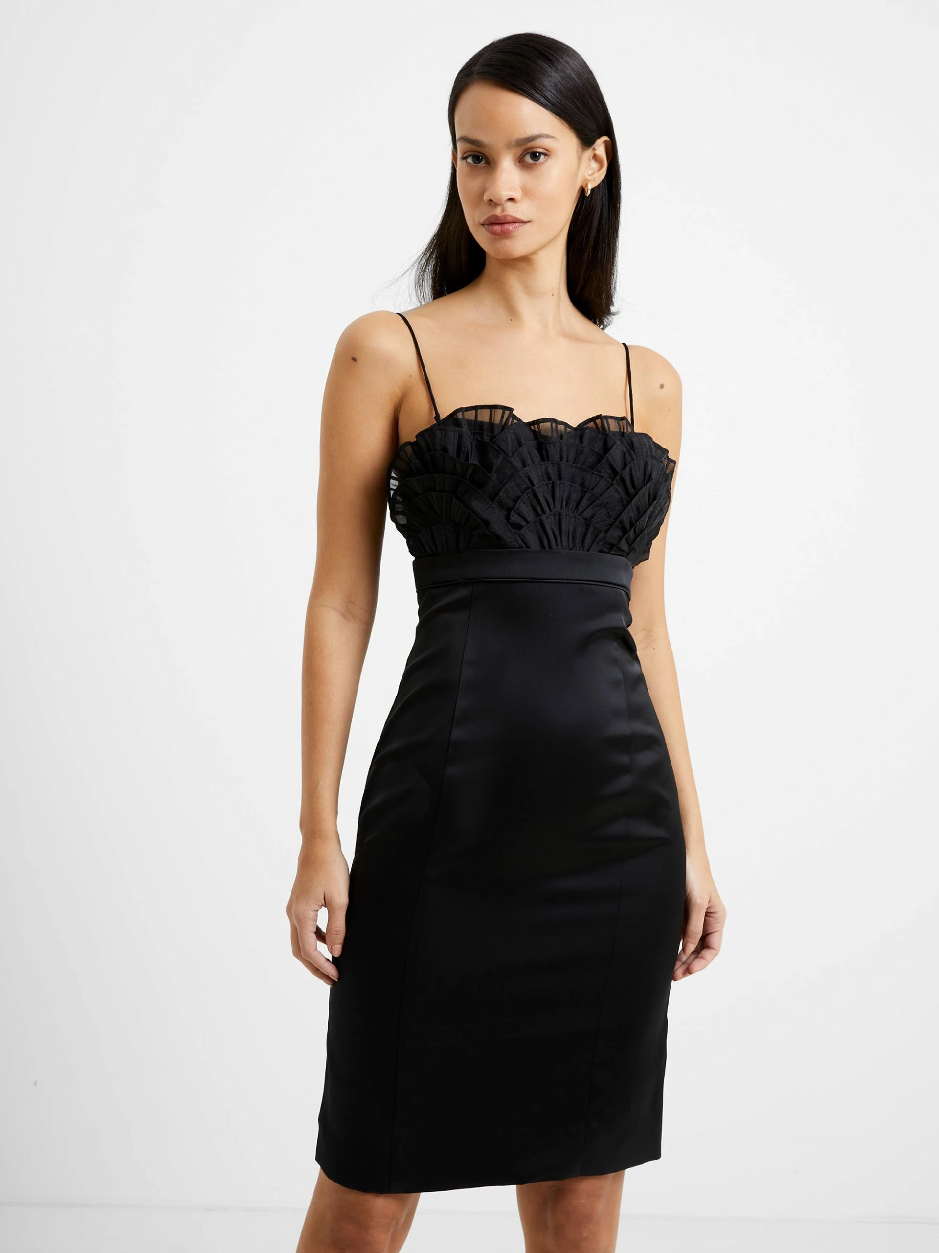 French Connection Bibi Recycled Mix Dress 3 French Connection Bibi Recycled Mix Dress - Image 2