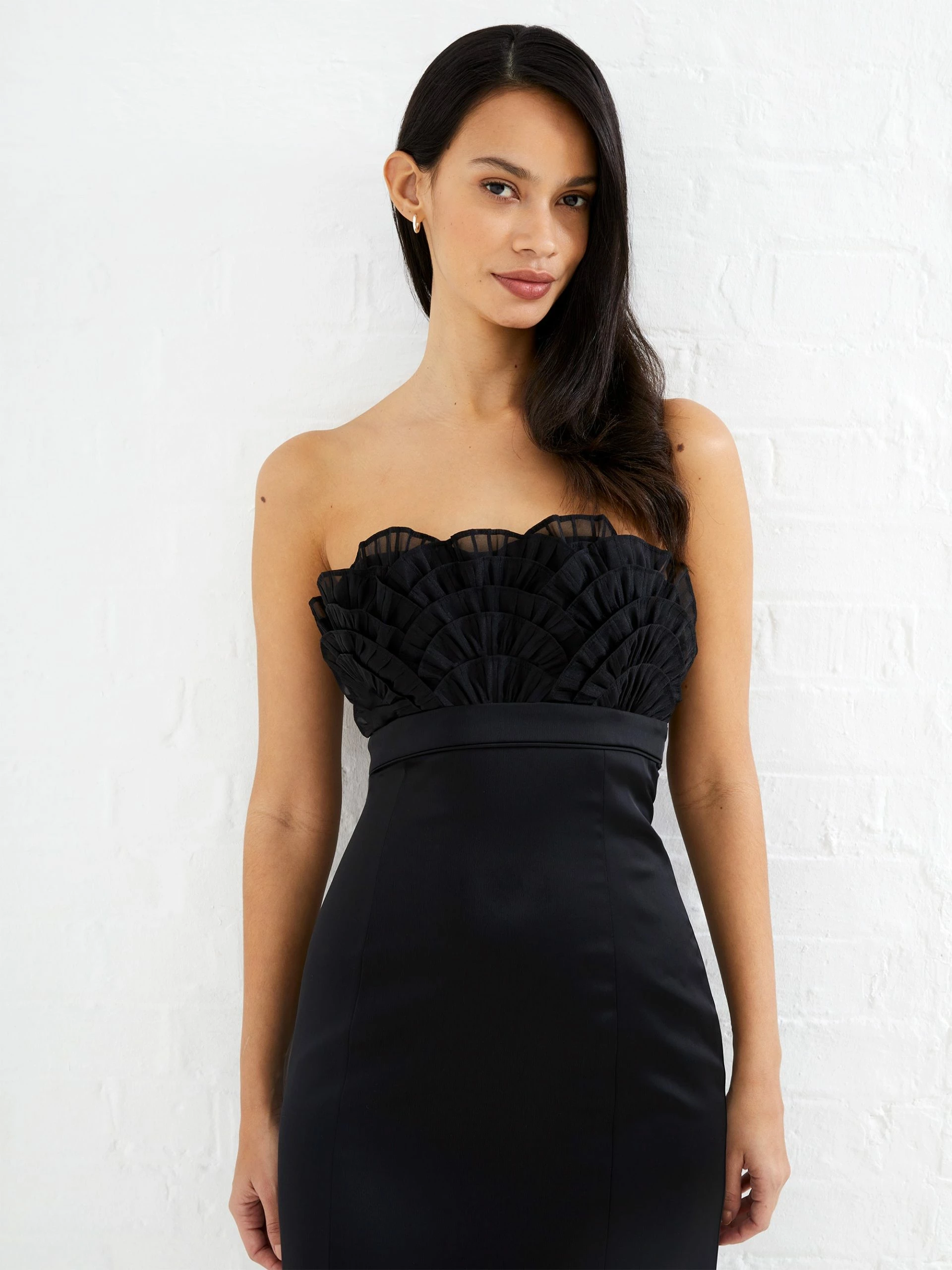 French Connection Bibi Recycled Mix Dress 5 French Connection Bibi Recycled Mix Dress - Image 4