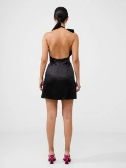 French Connection Adora Satin Ruffle Mini Dress 10 French Connection Adora Satin Ruffle Mini Dress -French Connection Shop 71VCI01 1345copy