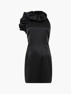 French Connection Adora Satin Ruffle Mini Dress 11 French Connection Adora Satin Ruffle Mini Dress -French Connection Shop 71VCI01copy2