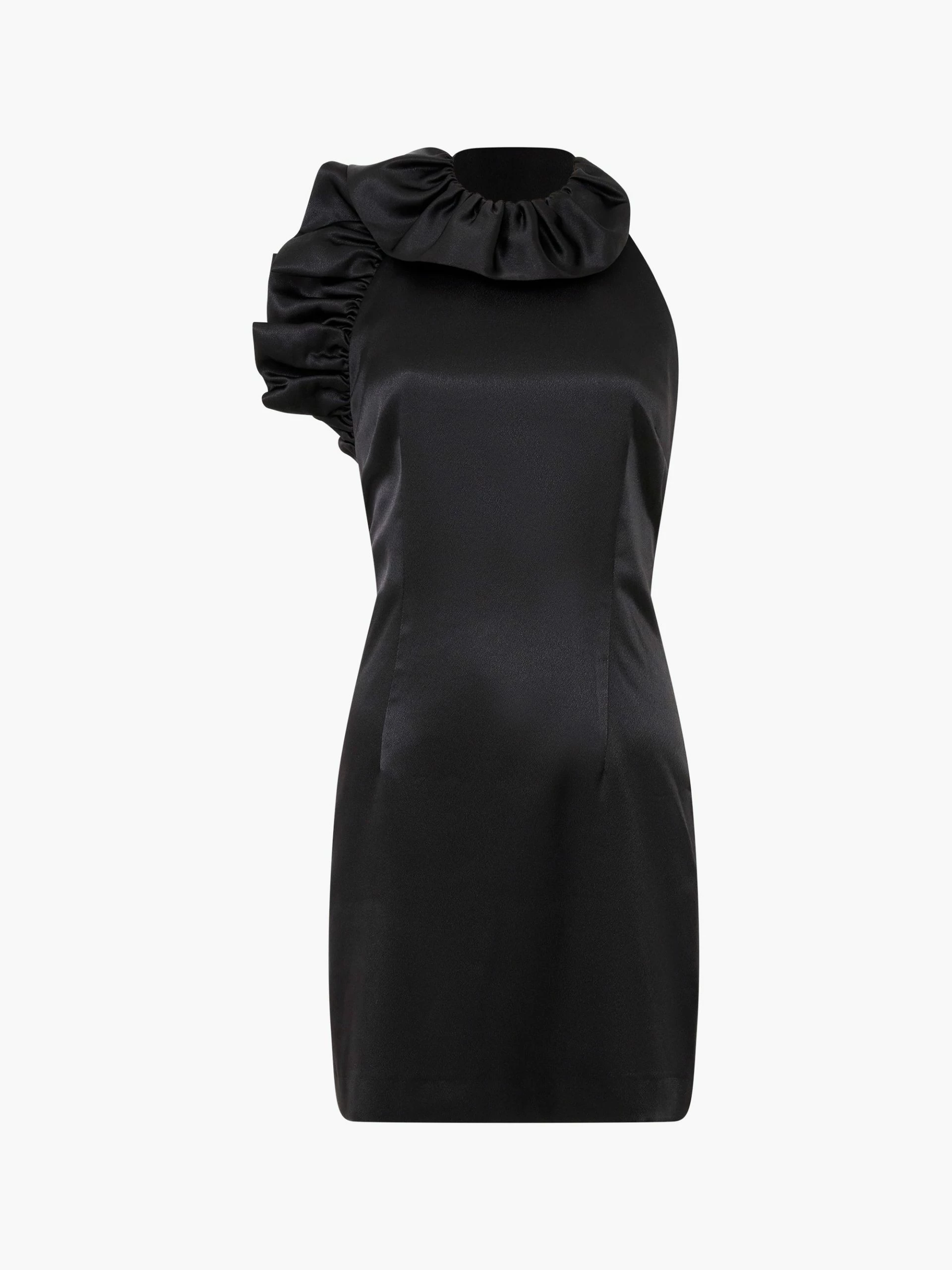 French Connection Adora Satin Ruffle Mini Dress 7 French Connection Adora Satin Ruffle Mini Dress - Image 5