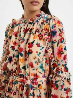 French Connection Avery Burn-Out Midi Dress 13 French Connection Avery Burn-Out Midi Dress -French Connection Shop 71VCK90 2182copy