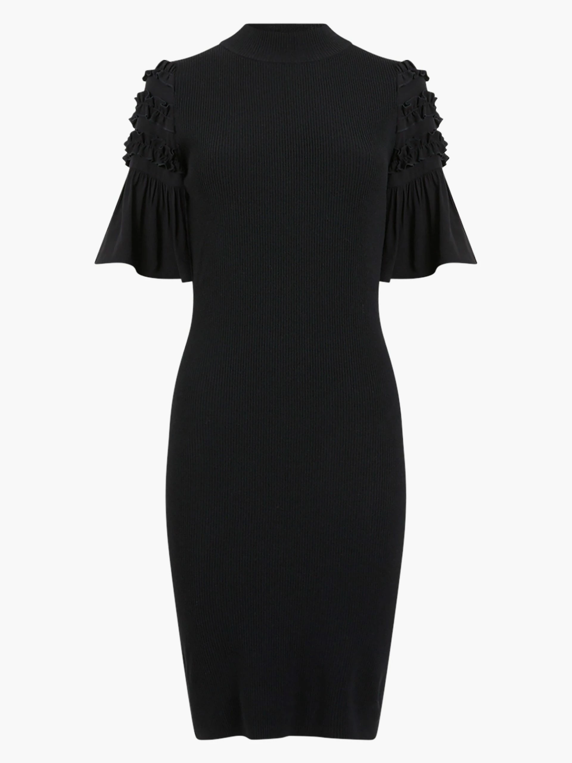 French Connection Krista Ruffle Knit Mini Dress 8 French Connection Krista Ruffle Knit Mini Dress - Image 6