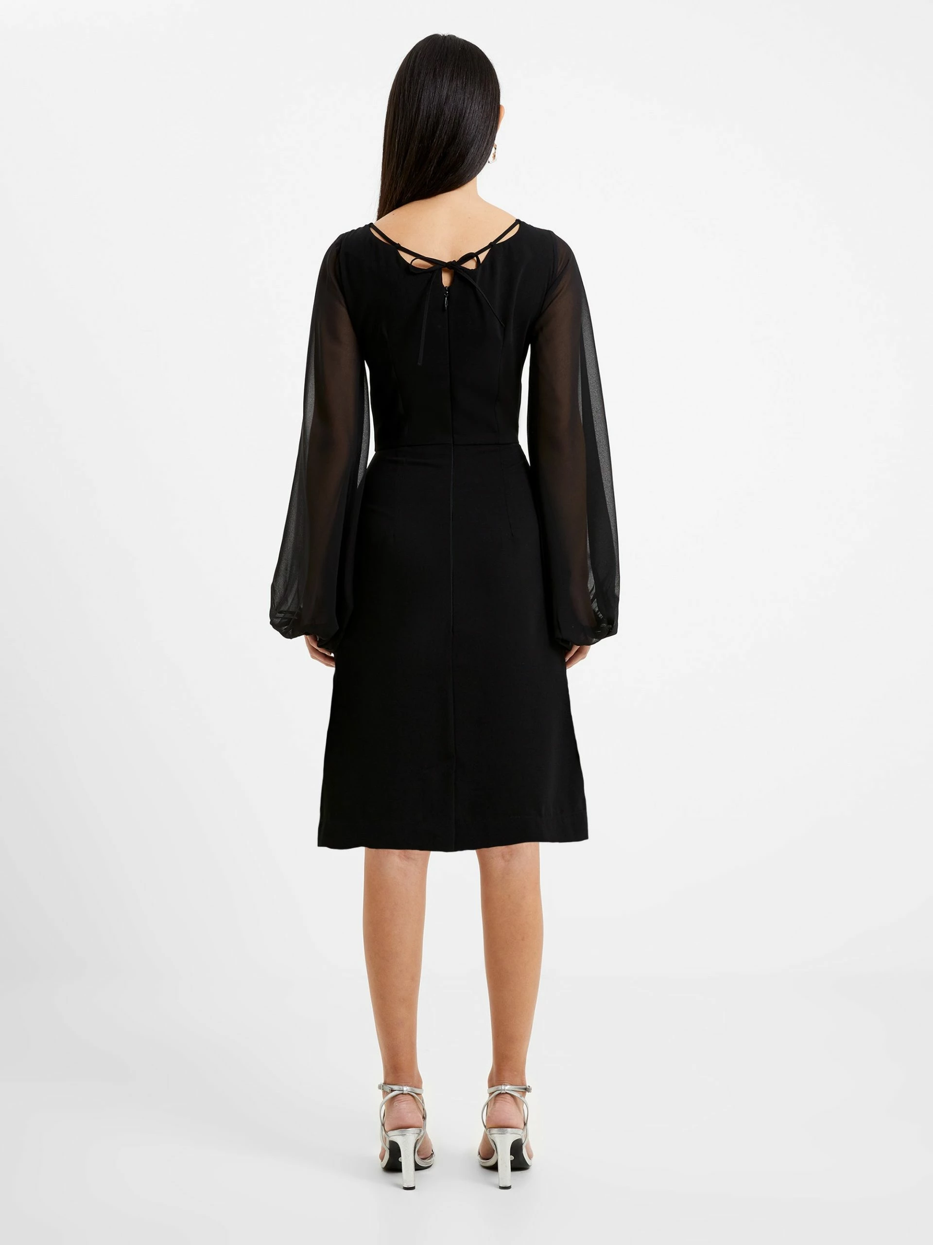 French Connection Addinala Crepe Dress 6 French Connection Addinala Crepe Dress - Image 4