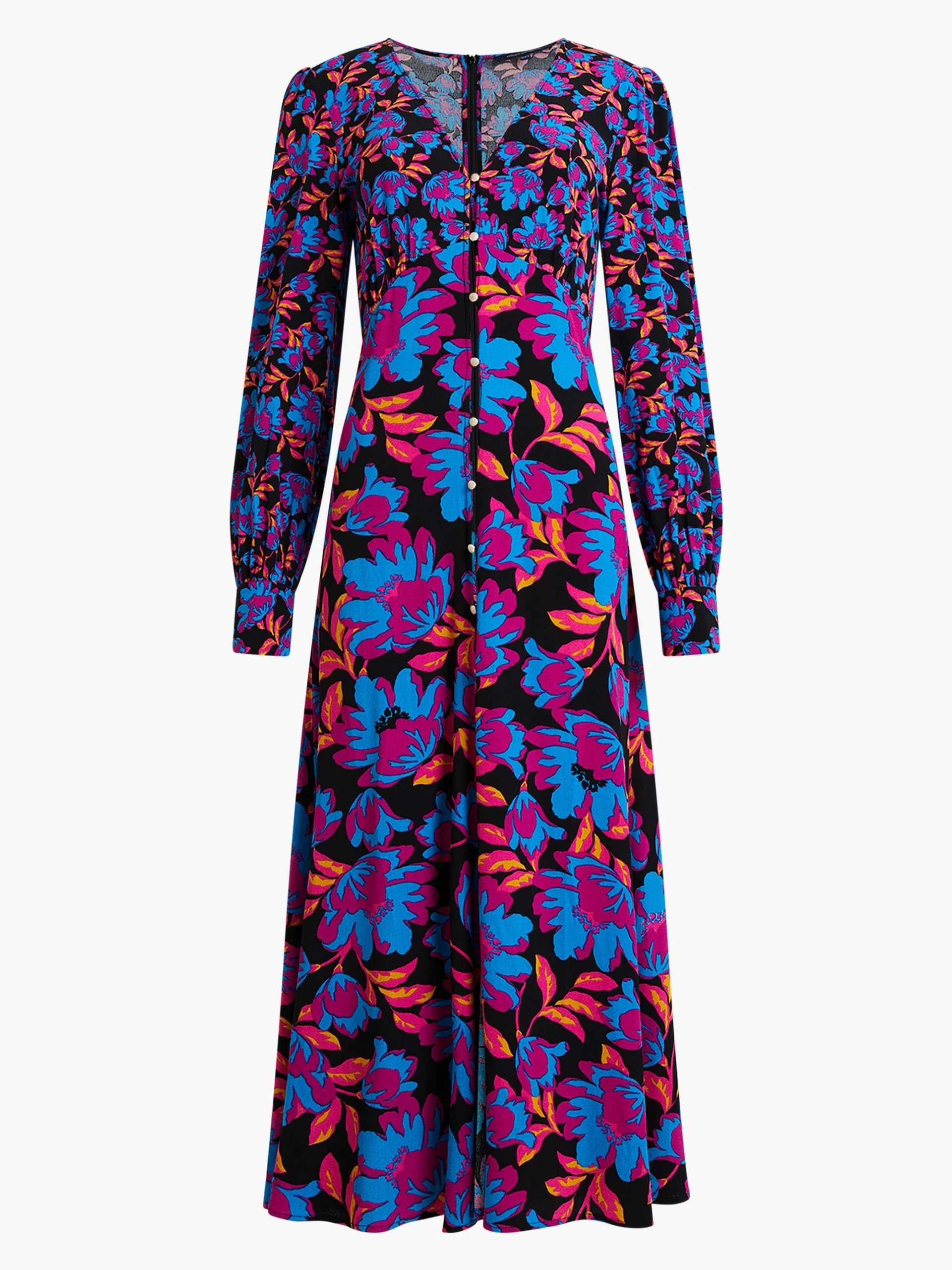 French Connection Darla Eco Anita Drape Midi Dress 8 French Connection Darla Eco Anita Drape Midi Dress - Image 6