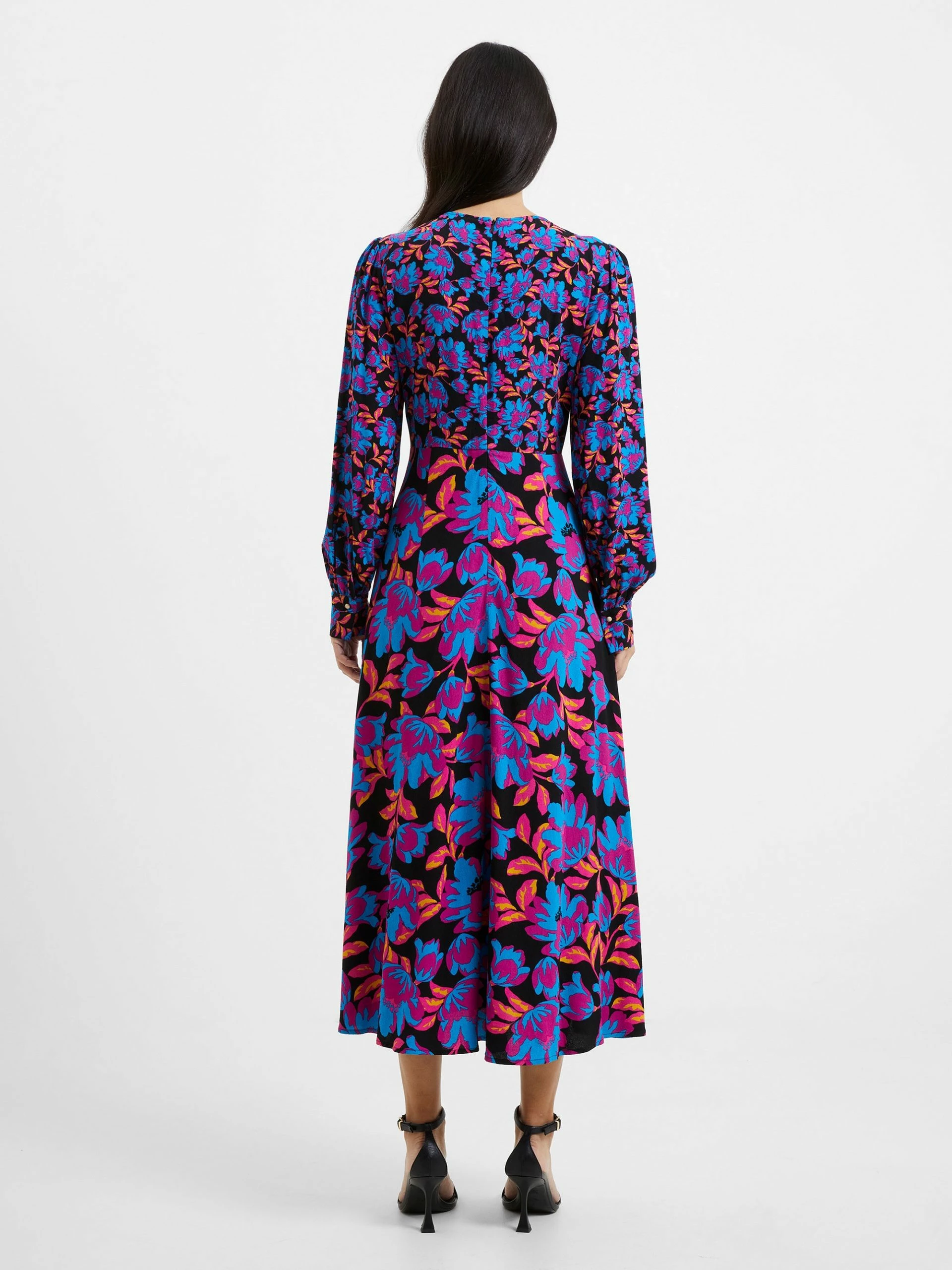 French Connection Darla Eco Anita Drape Midi Dress 7 French Connection Darla Eco Anita Drape Midi Dress - Image 5