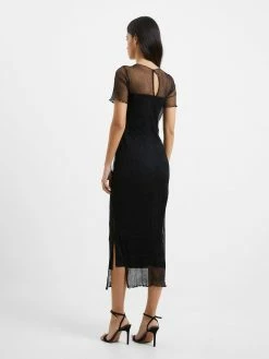 French Connection Saskia Ruched Midi Dress 10 French Connection Saskia Ruched Midi Dress -French Connection Shop 71VEP01 096copy2