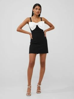 French Connection Whisper Bow Strappy Mini Dress