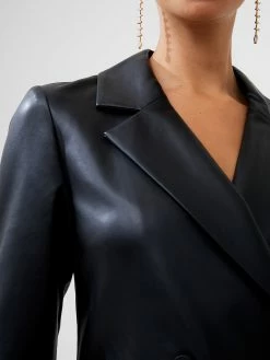 French Connection Crolenda PU Blazer Mini Dress 11 French Connection Crolenda PU Blazer Mini Dress -French Connection Shop 71VFF01 1385copy