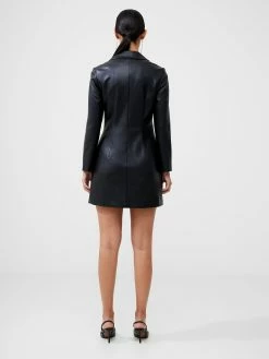 French Connection Crolenda PU Blazer Mini Dress 12 French Connection Crolenda PU Blazer Mini Dress -French Connection Shop 71VFF01 1386copy