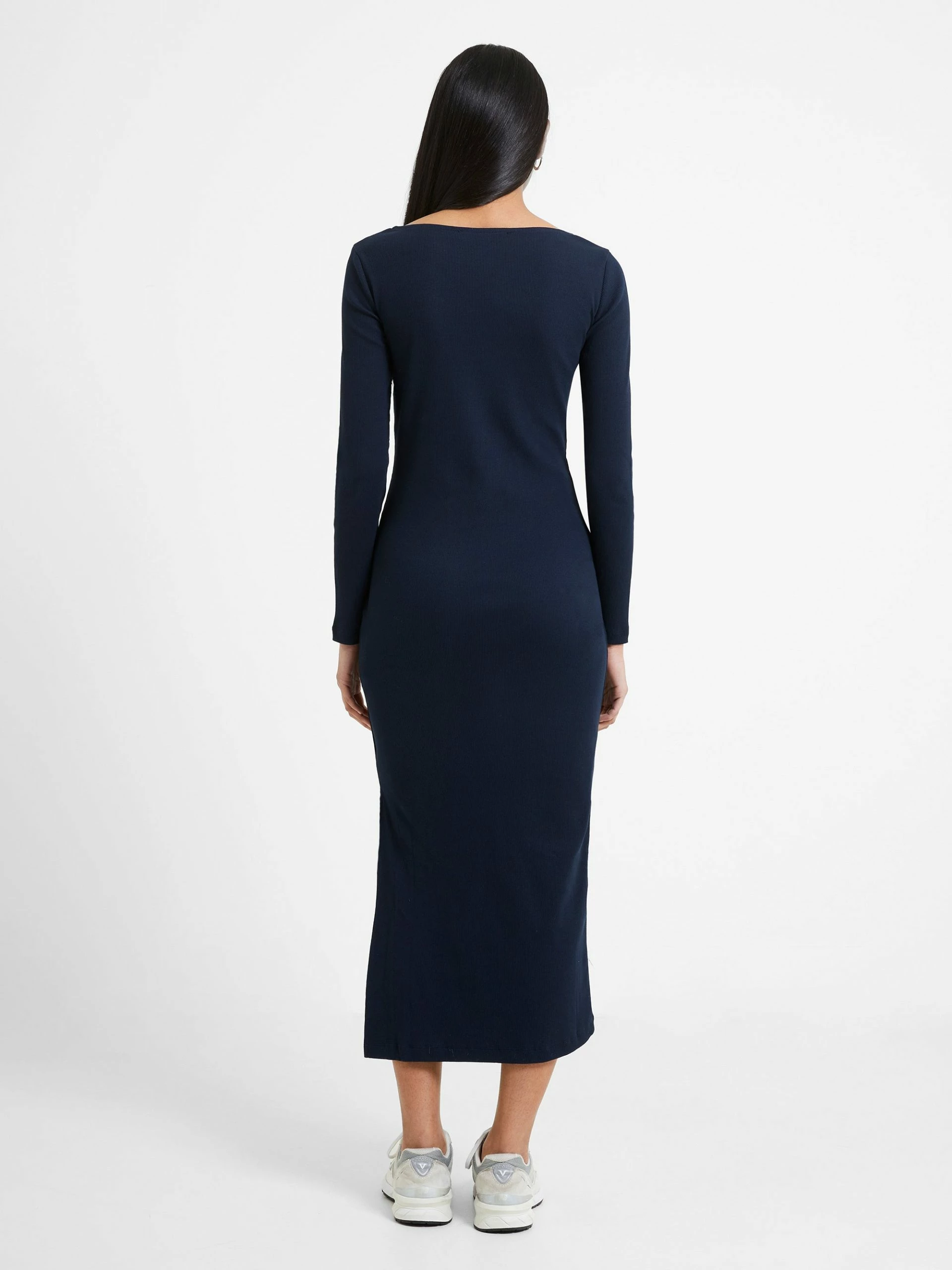 French Connection Rassia Rib Crossover Dress 8 French Connection Rassia Rib Crossover Dress - Image 6