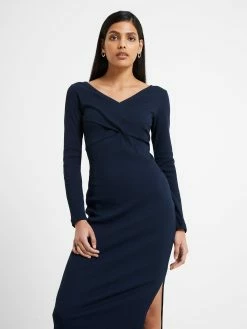 French Connection Rassia Rib Crossover Dress