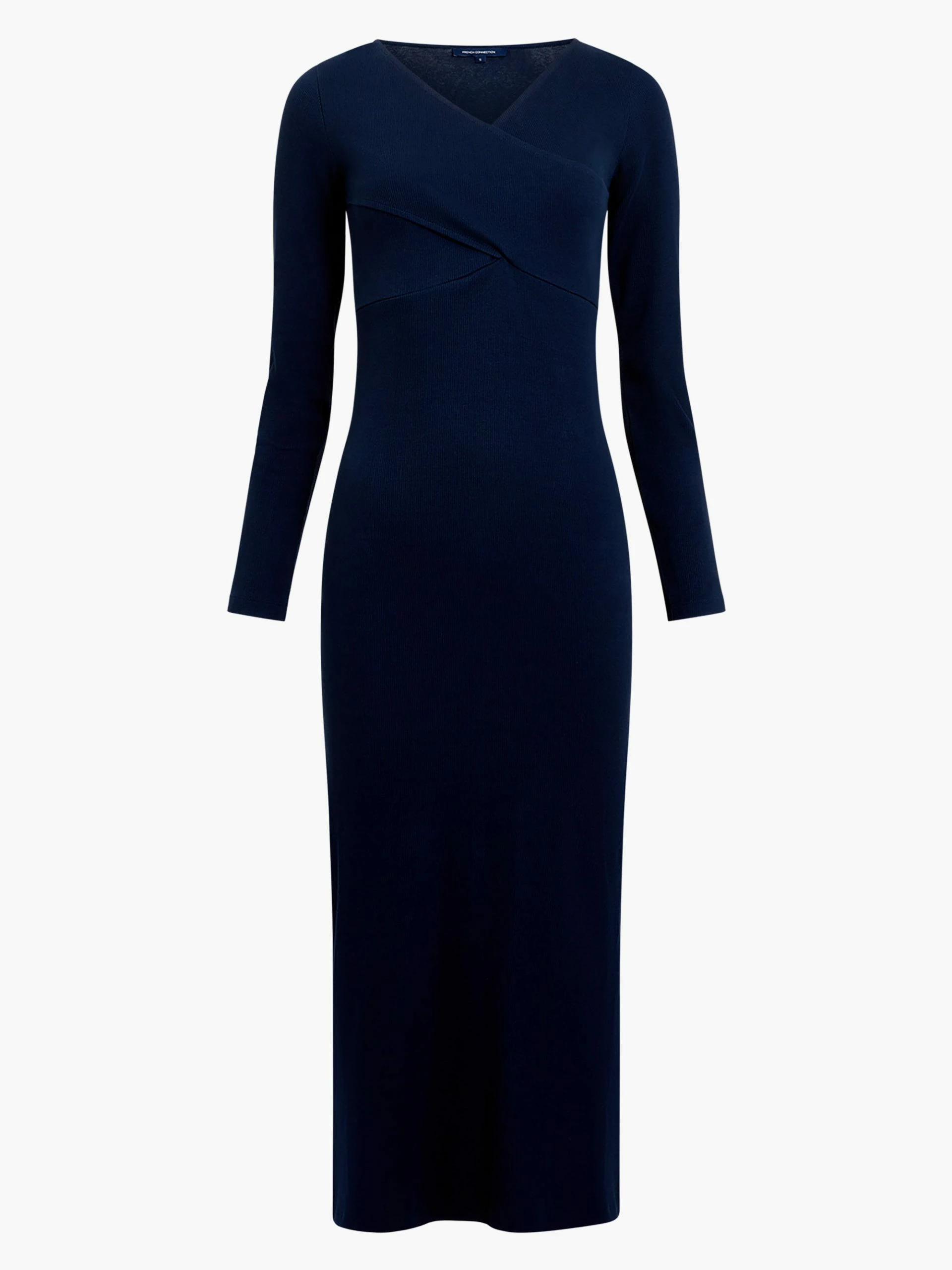 French Connection Rassia Rib Crossover Dress 9 French Connection Rassia Rib Crossover Dress - Image 7
