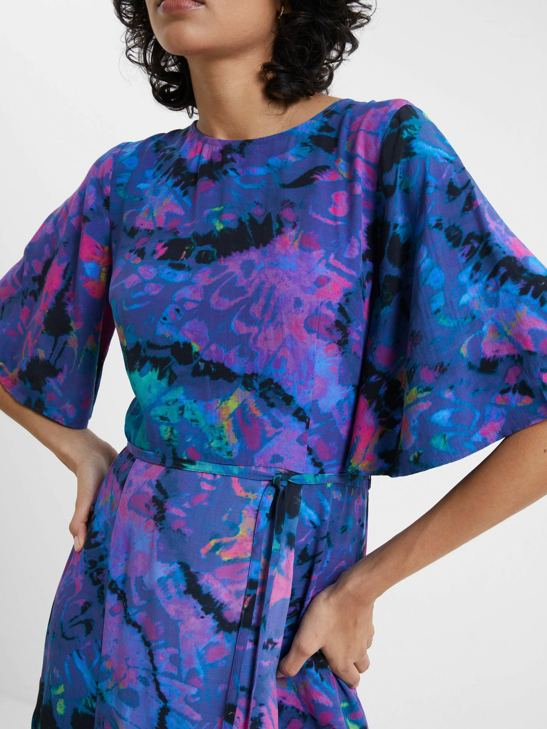 French Connection Gabriella Eco Delphine Midi Dress 4 French Connection Gabriella Eco Delphine Midi Dress - Image 2