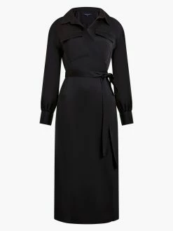 French Connection Harlow Recycled Satin Crossover Midi Dress -French Connection Shop 71VGB01copy2