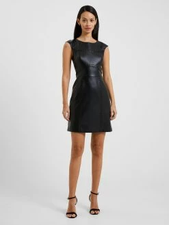 French Connection Crolenda PU Lace Up Cap Sleeve Mini Dress 11 French Connection Crolenda PU Lace Up Cap Sleeve Mini Dress -French Connection Shop 71VGC01 485copy2
