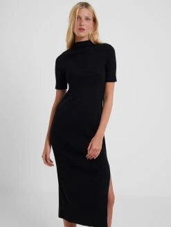 French Connection Rassia Sheryle Rib Mock Neck Midi Dress -French Connection Shop 71VGV01 2