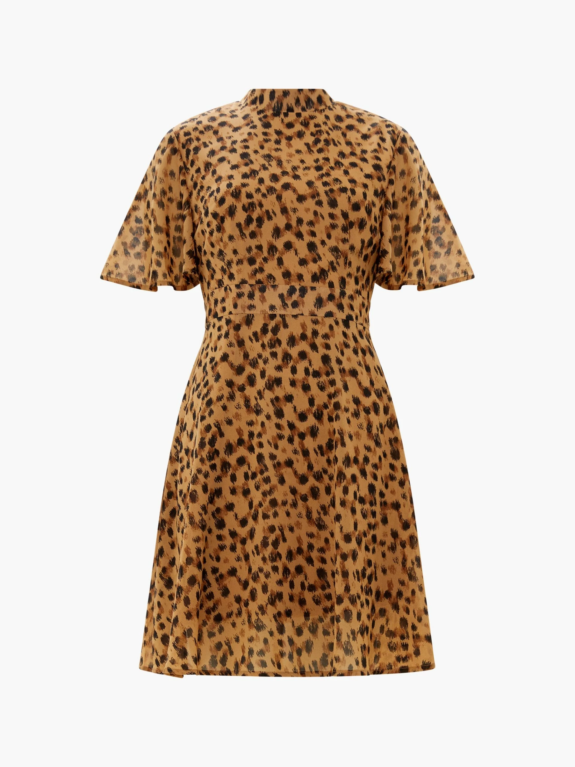 French Connection Animal Georgette Mini Dress 8 French Connection Animal Georgette Mini Dress - Image 6