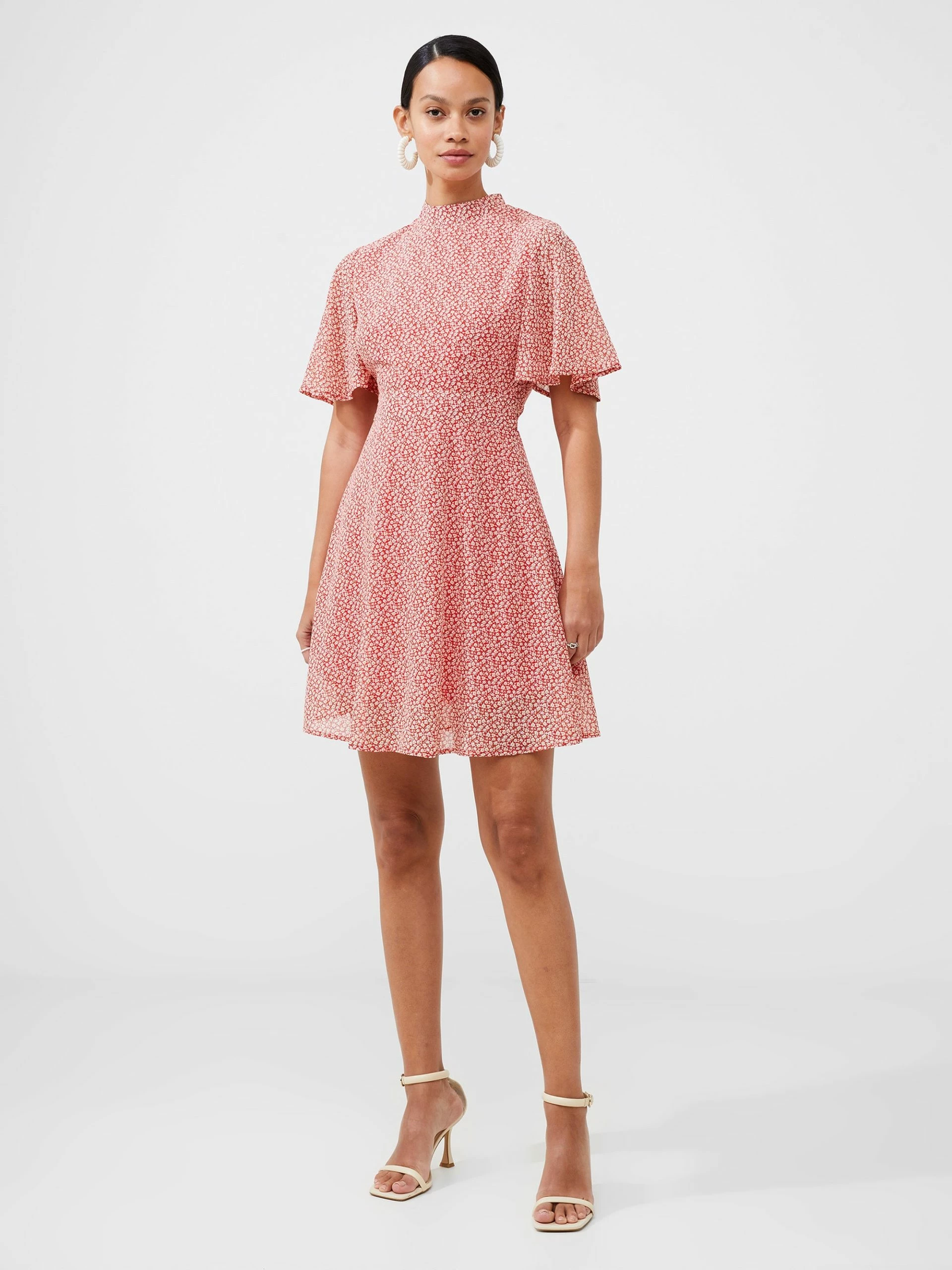 French Connection Floral Georgette Mini Dress 5 French Connection Floral Georgette Mini Dress - Image 3