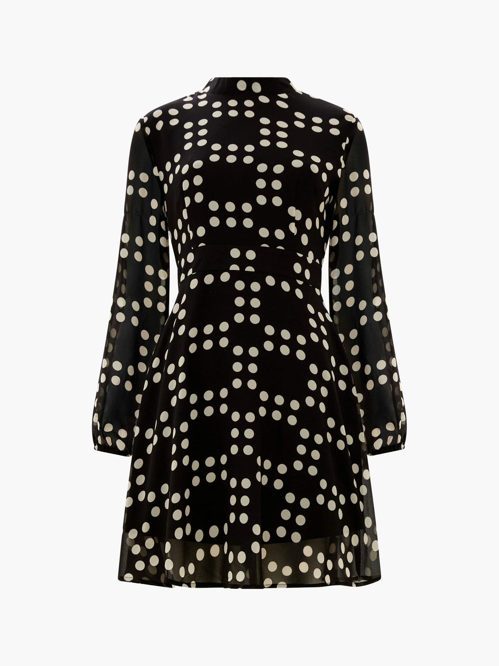 French Connection Georgette Sheer A-Line Mini Dress 7 French Connection Georgette Sheer A-Line Mini Dress - Image 5