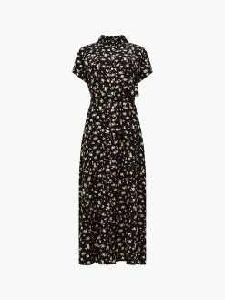 French Connection Floral Short Sleeve Shirt Dress 11 French Connection Floral Short Sleeve Shirt Dress -French Connection Shop 71VHH41 1copy