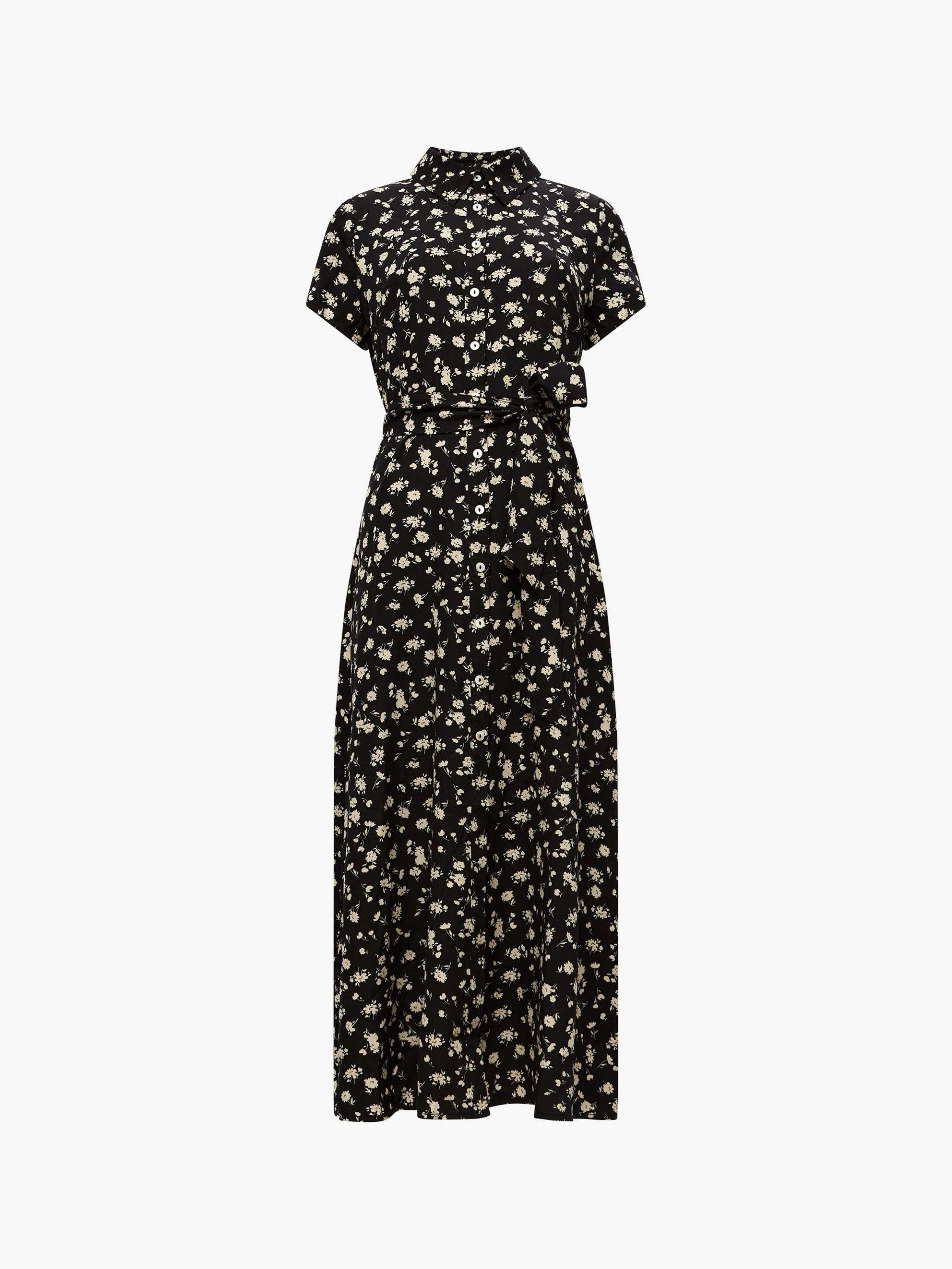 French Connection Floral Short Sleeve Shirt Dress 7 French Connection Floral Short Sleeve Shirt Dress - Image 5