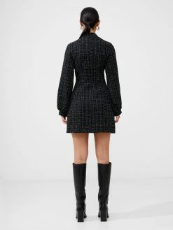 French Connection Tweed High Neck Mini Dress -French Connection Shop 71VHI01 1300copy