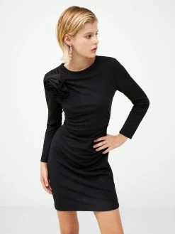 French Connection Rosette Jersey Mini Dress