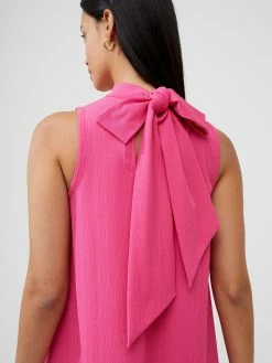 French Connection Ribbed Jersey Bow Back Mini Dress 8 French Connection Ribbed Jersey Bow Back Mini Dress -French Connection Shop 71VHQ50 1720copy