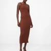 French Connection Textured Square Neck Midi Dress 2 French Connection Textured Square Neck Midi Dress -French Connection Shop 71VHT22 611copy