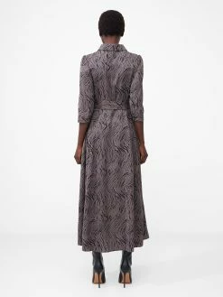 French Connection Abstract Midi Shirt Dress 10 French Connection Abstract Midi Shirt Dress -French Connection Shop 71VIH21 660copy