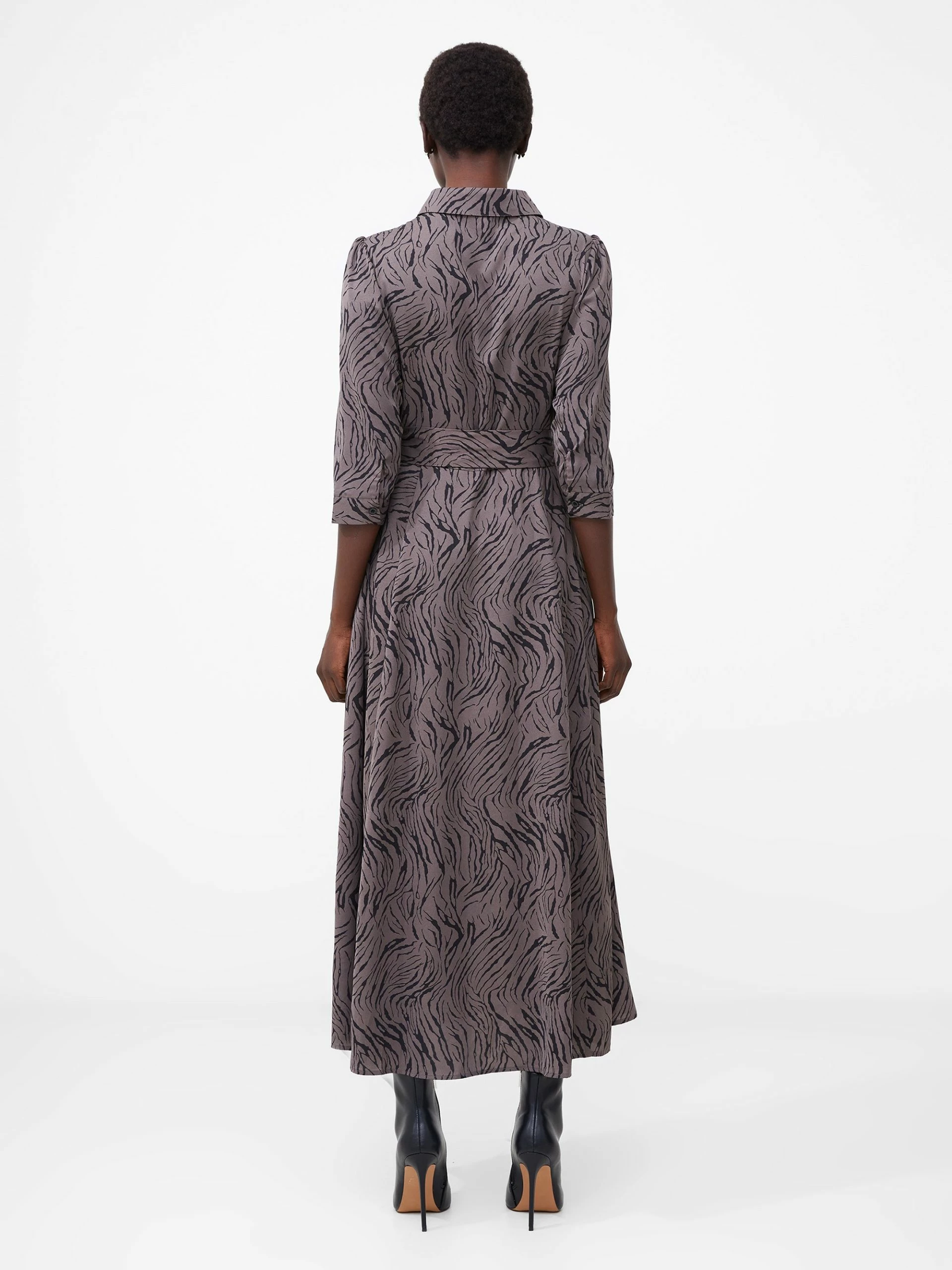 French Connection Abstract Midi Shirt Dress 6 French Connection Abstract Midi Shirt Dress - Image 4