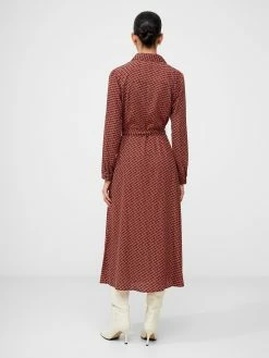 French Connection Abstract Belted Midi Shirt Dress 12 French Connection Abstract Belted Midi Shirt Dress -French Connection Shop 71VIJ80 788copy