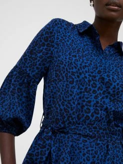 French Connection Animal Belted Midi Shirt Dress 10 French Connection Animal Belted Midi Shirt Dress -French Connection Shop 71VIK40 1006copy