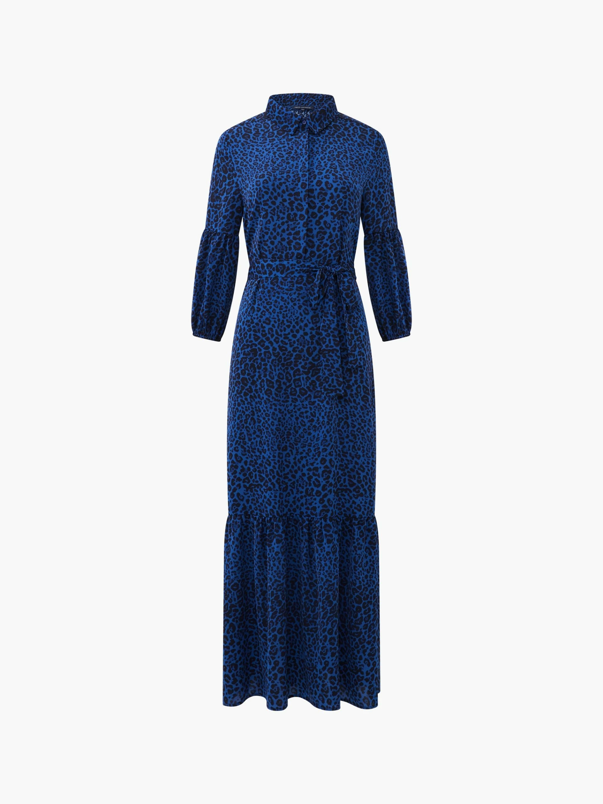 French Connection Animal Belted Midi Shirt Dress 8 French Connection Animal Belted Midi Shirt Dress - Image 6