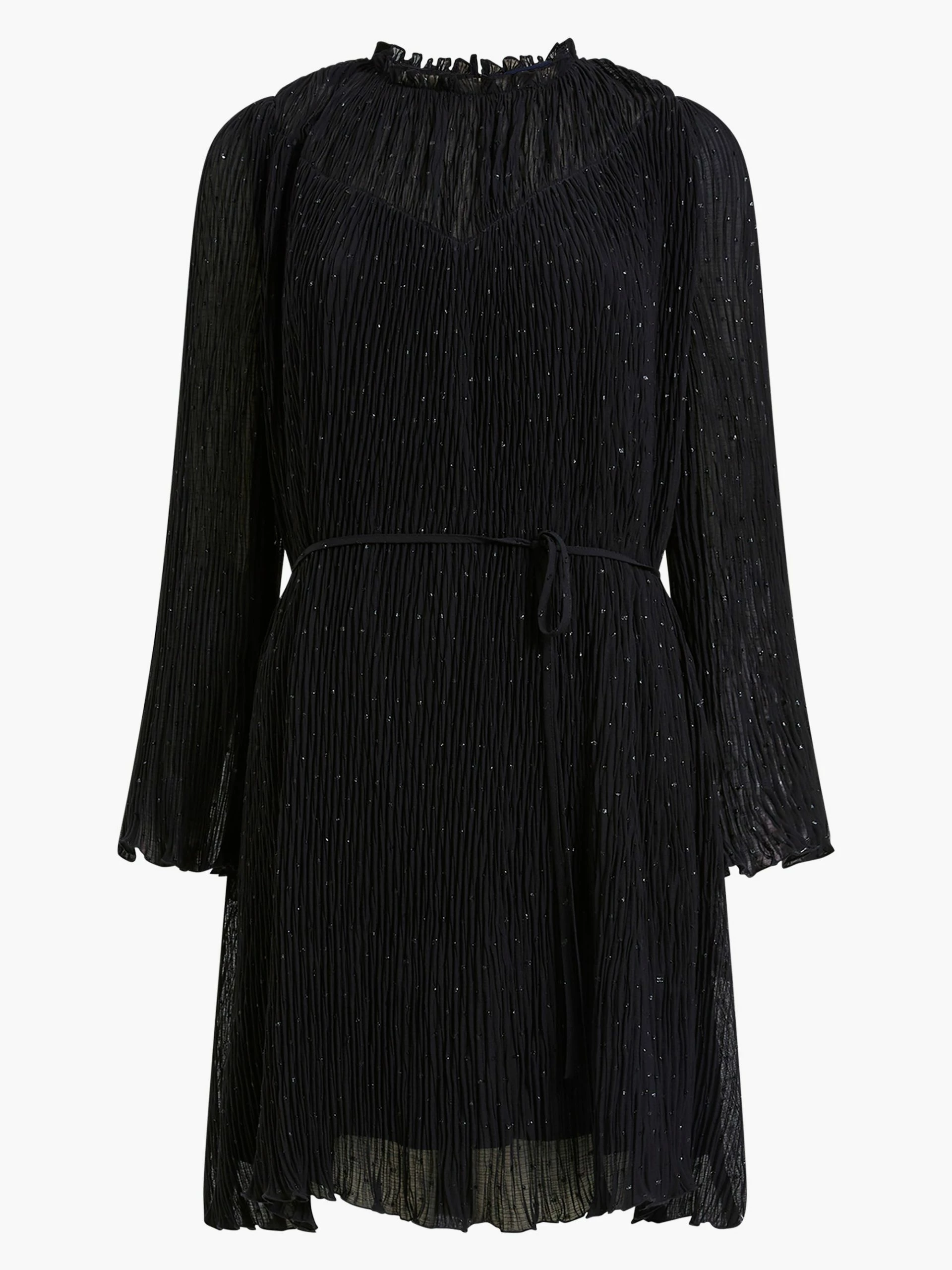 French Connection Callie Lurex Pleated Mini Dress 7 French Connection Callie Lurex Pleated Mini Dress - Image 5