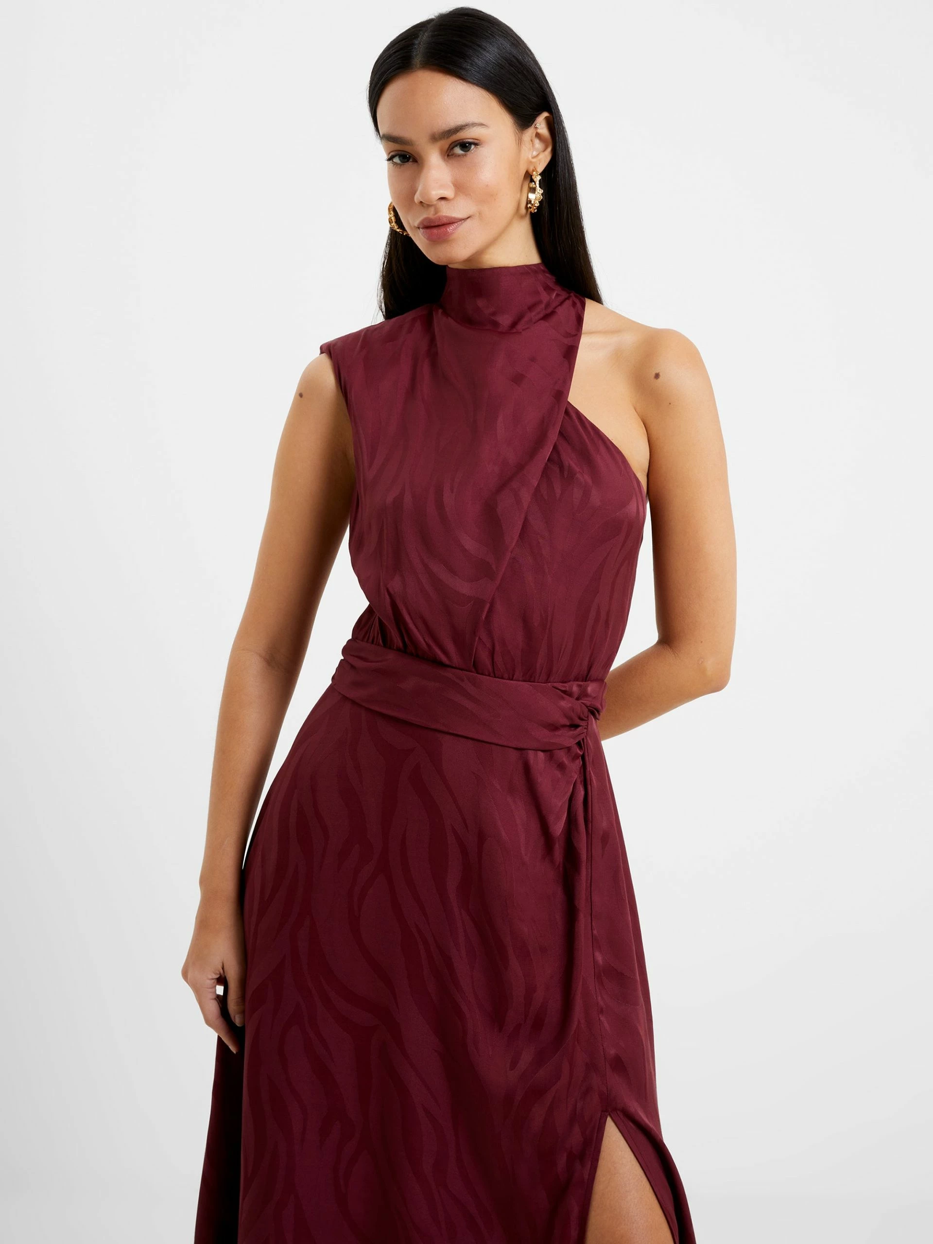 French Connection Aba Eco Satin Midi Dress 4 French Connection Aba Eco Satin Midi Dress - Image 2