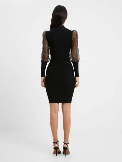 French Connection Krista Organza Long Sleeve Dress -French Connection Shop 71VOX01401copy