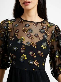 French Connection Camielle Embroidered Midi Dress -French Connection Shop 71VPM01 2026copy