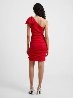 French Connection Sonya Ribbed Bow One Shoulder Dress -French Connection Shop 71VPO60 914copy2