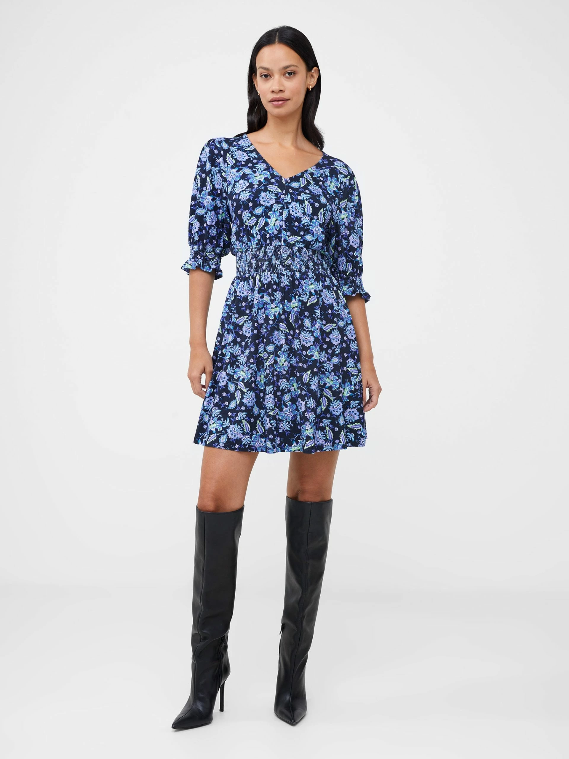 French Connection Meadow Jersey Gloria Mini Dress 5 French Connection Meadow Jersey Gloria Mini Dress - Image 3