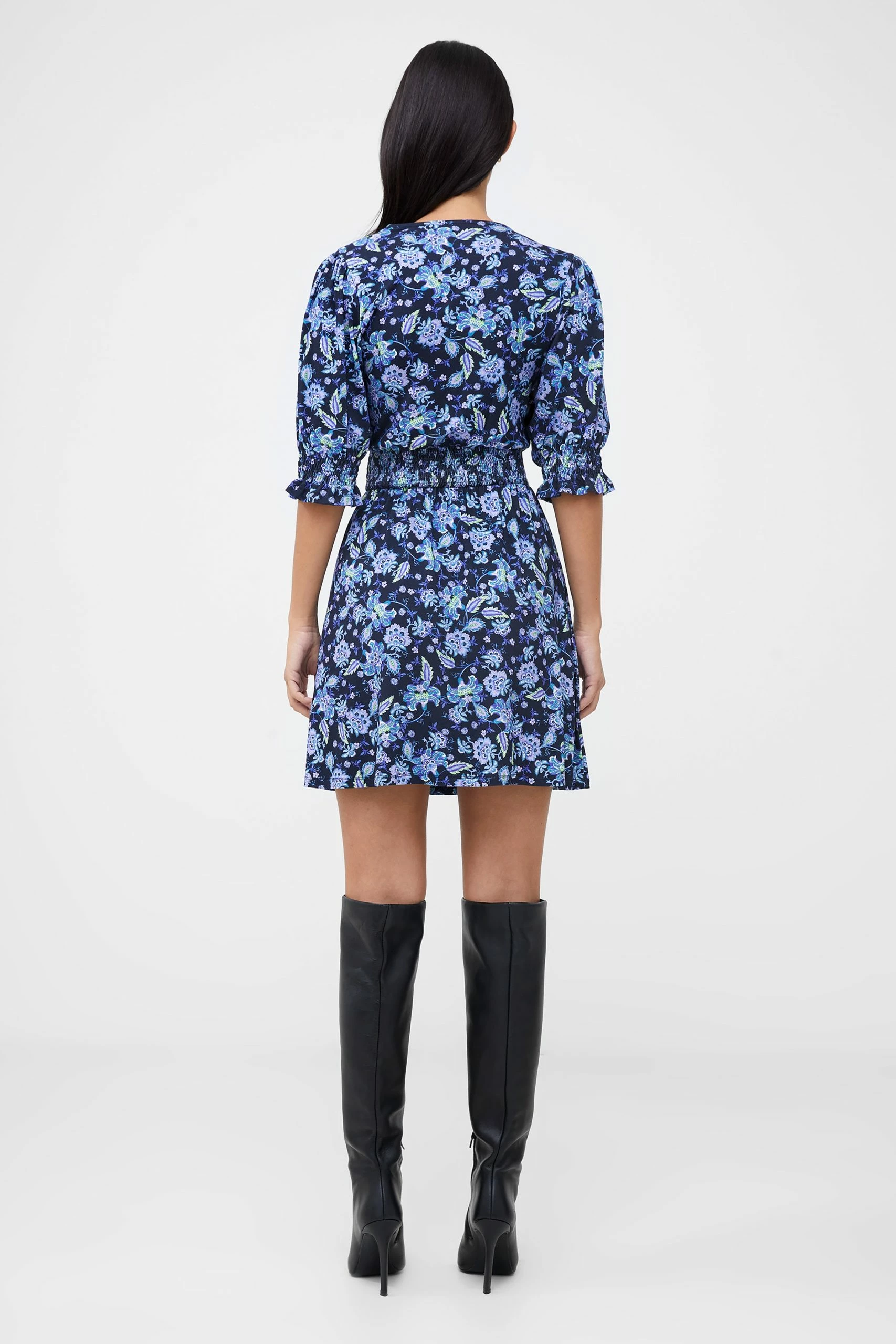 French Connection Meadow Jersey Gloria Mini Dress 6 French Connection Meadow Jersey Gloria Mini Dress - Image 4