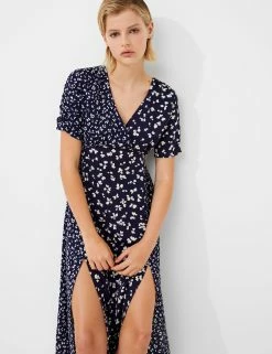 French Connection Bonita V-Neck Midi Dress -French Connection Shop 71VSO40 359copy