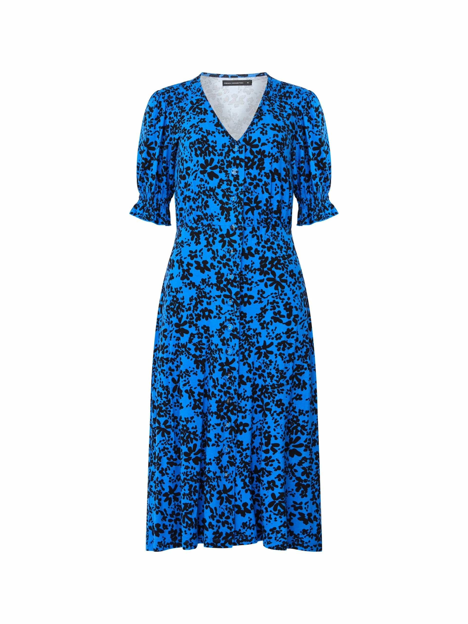 French Connection Vee Button-Through Midi Dress 7 French Connection Vee Button-Through Midi Dress - Image 5