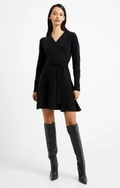 French Connection Babysoft Wrap Mini Dress